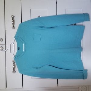 Blue Wool Sweater in Medium